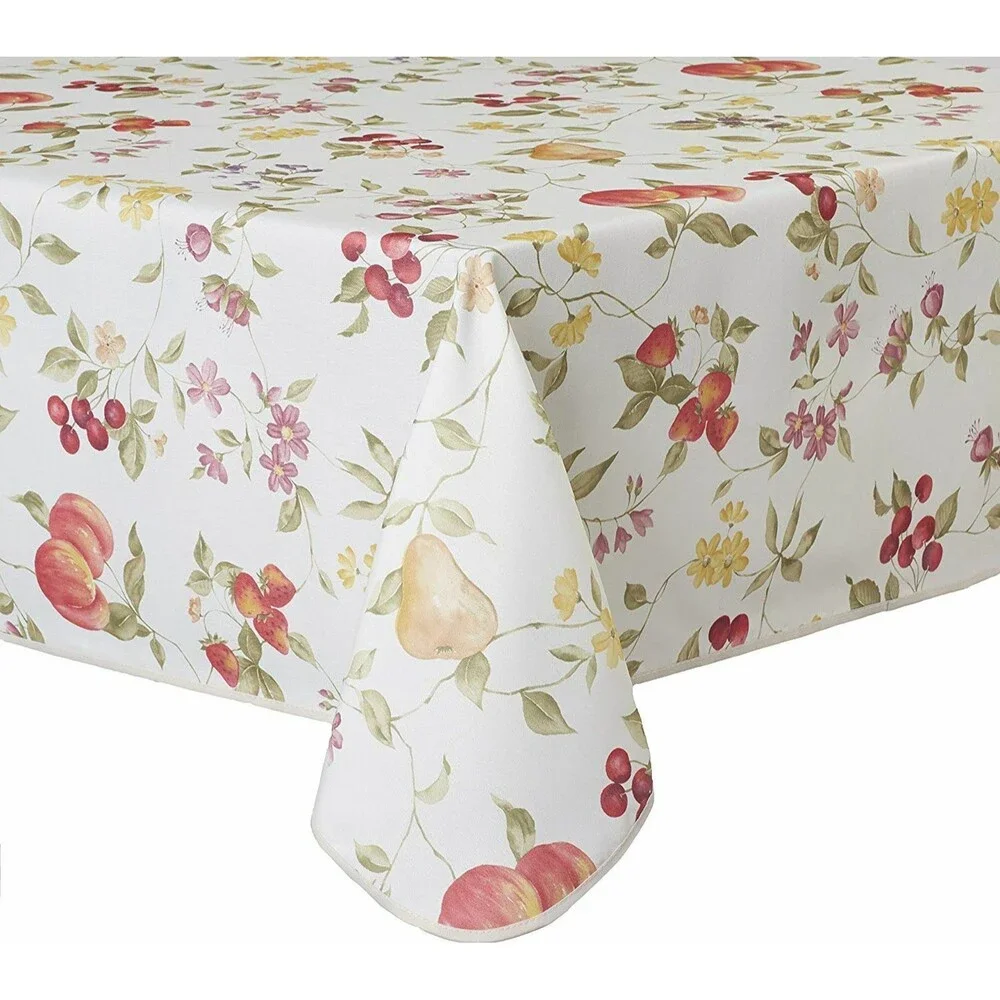 1 Printed Fabric Tablecloth, 60
